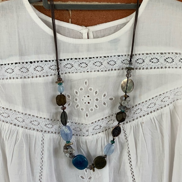 Retired SILPADA Watercolor necklace in shades of blue - Picture 9 of 9